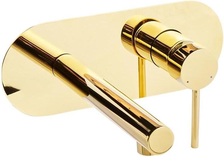 Beliani CLAVIJO Wandgemonteerde mengkraan Goud Messing