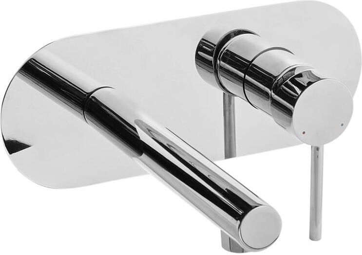 Beliani CLAVIJO Wandgemonteerde mengkraan Zilver Messing