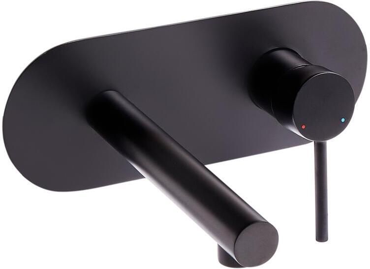 Beliani CLAVIJO Wandgemonteerde mengkraan Zwart Messing