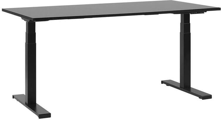 Beliani -DESTIN II-Elektrisch verstelbaar bureau-Zwart-160 x 72 cm-MDF - Foto 2