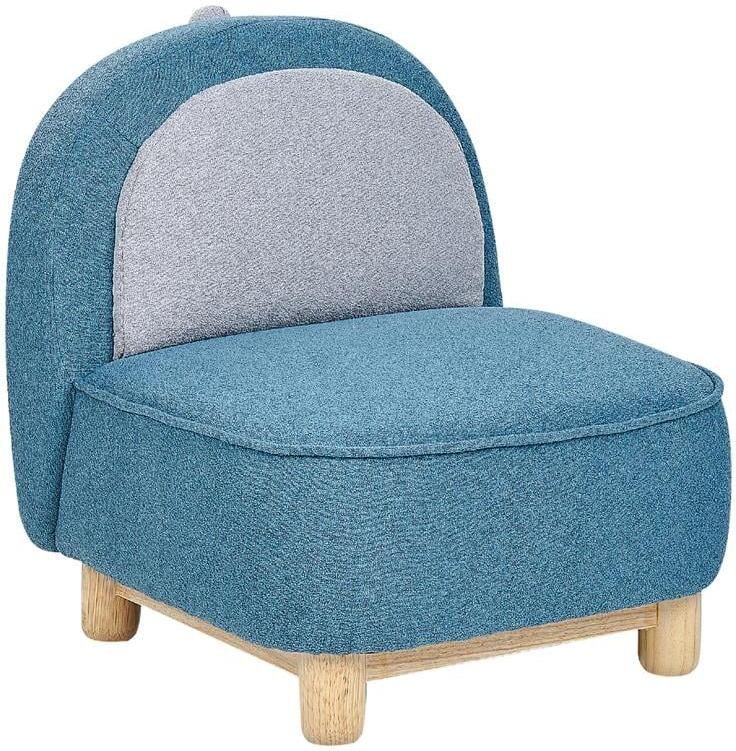 Beliani FABORG Kinderstoel Blauw Polyester