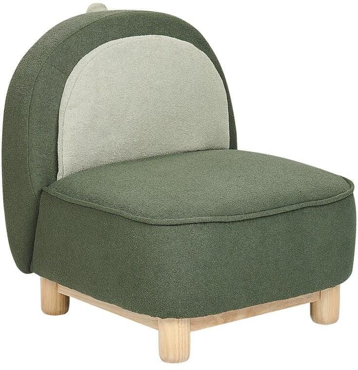 Beliani FABORG Kinderstoel Donkergroen Polyester