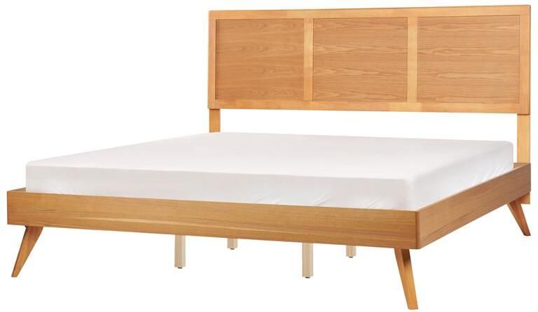 Beliani ISTRES Tweepersoonsbed Lichthout 180 x 200 cm MDF - Foto 3