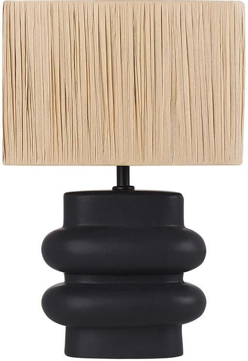 Beliani JUDY Tafellamp Zwart Keramiek