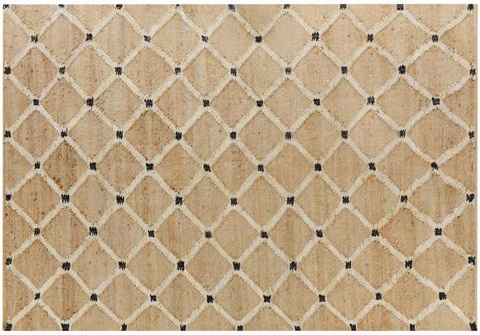 Beliani KALEKOY Vloerkleed Lichtbeige 160 x 230 cm Jute - Foto 3