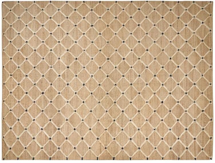 Beliani KALEKOY Vloerkleed Lichtbeige 300 x 400 cm Jute - Foto 3