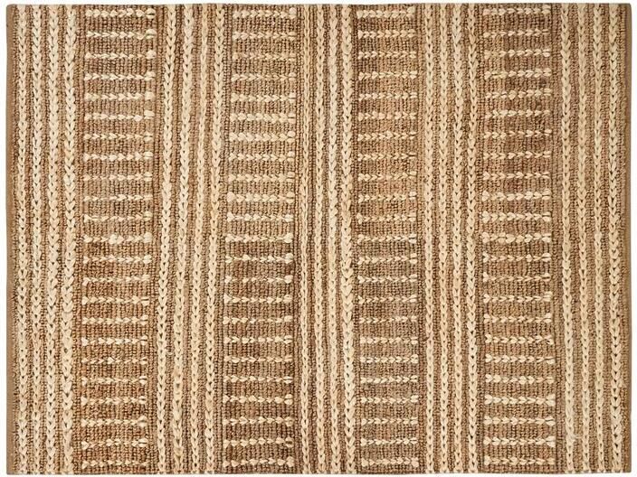 Beliani -KAMBERLI-Laagpolig vloerkleed-Lichtbeige-160 x 230 cm-Jute - Foto 3