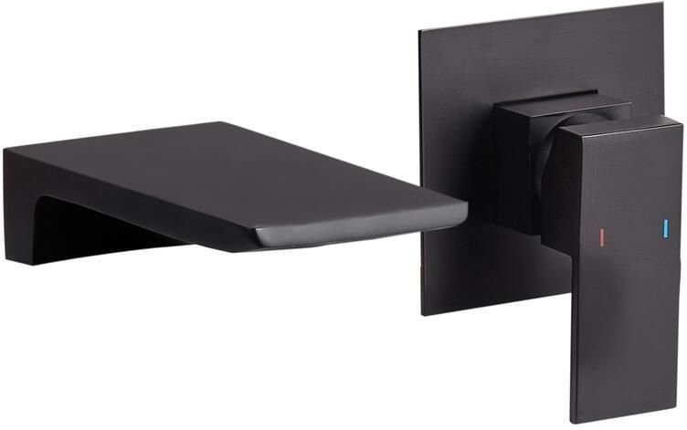 Beliani KARUAY Wandgemonteerde mengkraan Zwart Messing