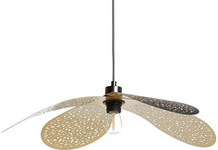 Beliani KOSHI Hanglamp Zwart Metaal