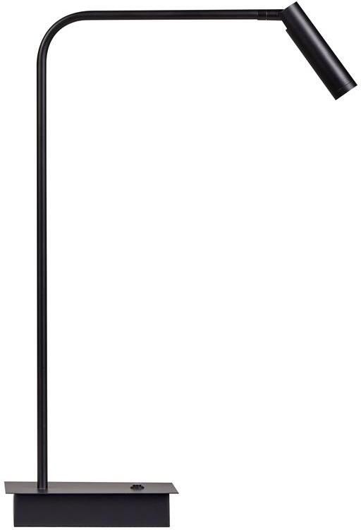 Beliani LAWSON Bureaulamp Zwart Metaal