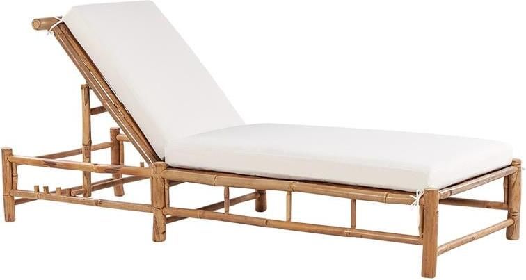 Beliani LIGURE Ligstoel Lichte houtkleur Bamboehout