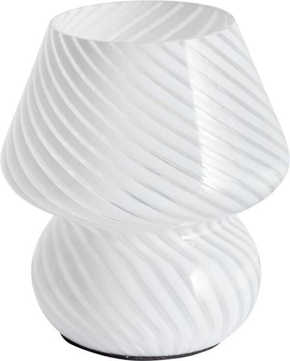 Beliani LOBO Tafellamp Wit Glas