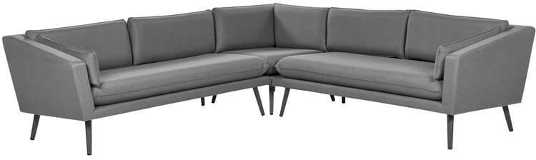 Beliani LORETELLO Tuinbank Grijs Polyester