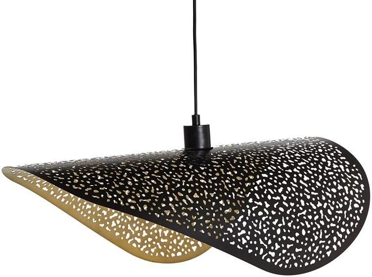 Beliani MAHI Hanglamp Zwart Metaal