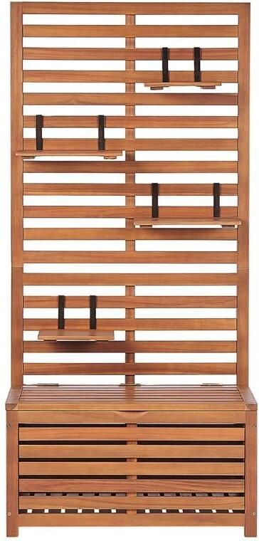 Beliani MATINO Tuinbank Lichte houtkleur Acaciahout