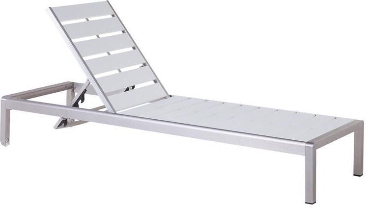 Beliani NARDO Strandstoel Wit Aluminium