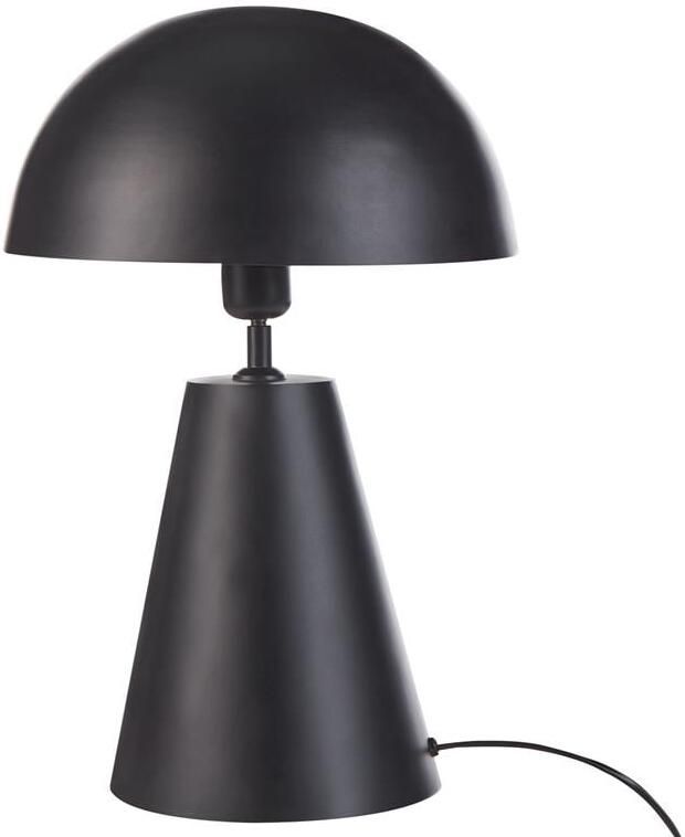 Beliani PALMIET Tafellamp Zwart Ijzer