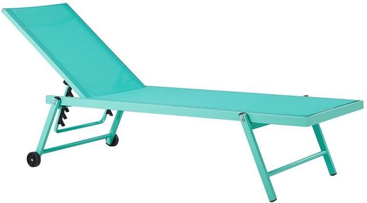 Beliani PORTOFINO Strandstoel Groen Aluminium