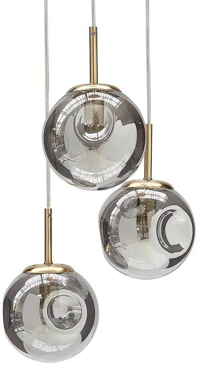 Beliani RALFES Hanglamp-Transparant-Glas