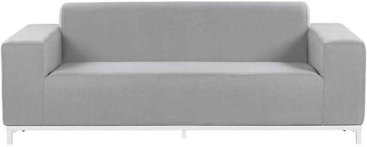 Beliani ROVIGO Tuinbank Lichtgrijs Polyester