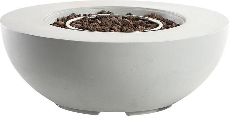 Beliani SURTSEY Vuurkorf Lichtgrijs Glasvezelbeton