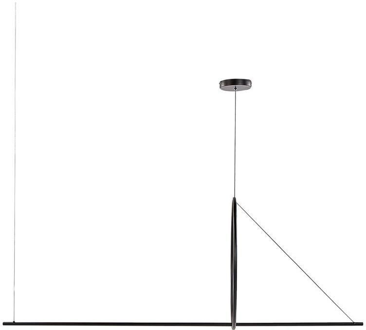 Beliani TAMOR Hanglamp LED Zwart Metaal