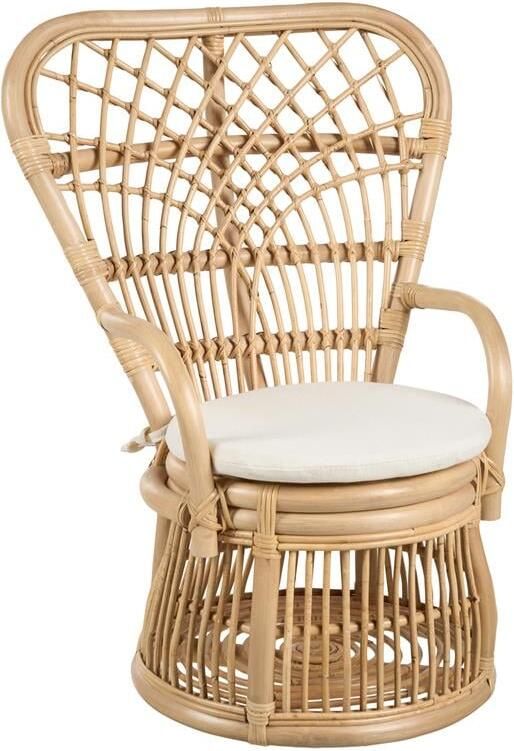 Beliani TEMENI Kinderstoel Natuurlijk Rotan