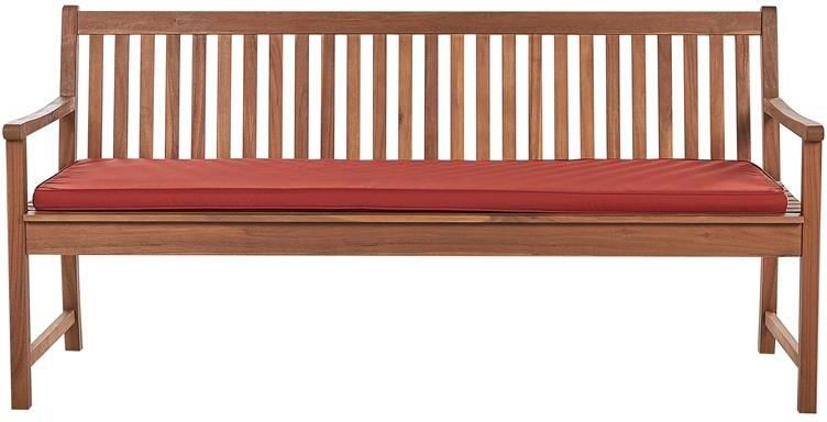 Beliani -VIVARA-Tuinbank-Lichthout|Rood-Gecertificeerd Acaciahout