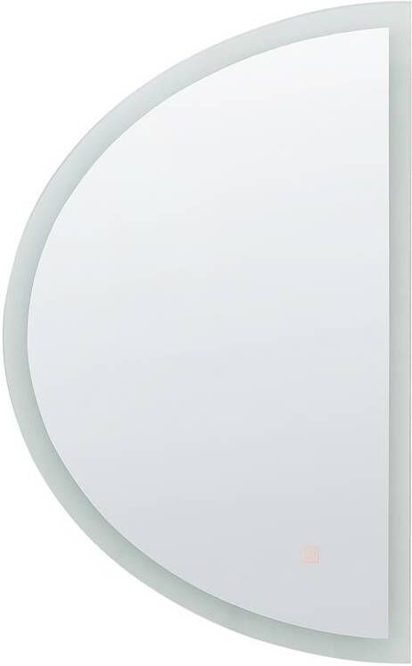 Beliani BEZONS Wandspiegel Zilver Glas