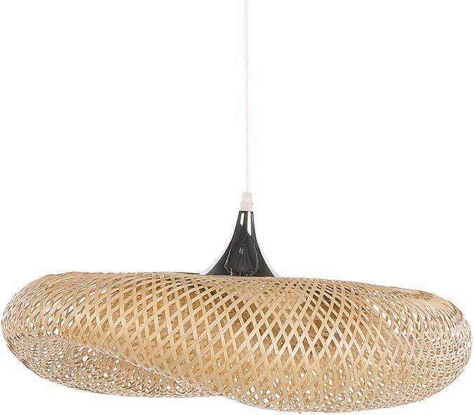 Beliani BOYNE Hanglamp-Lichte houtkleur-Bamboehout - Foto 2
