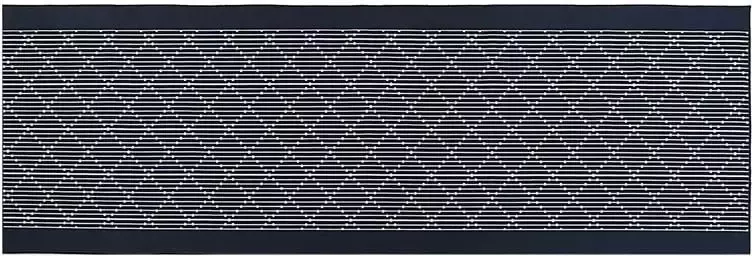 Beliani CHARVAD Laagpolig vloerkleed Grijs 80 x 240 cm Polyester