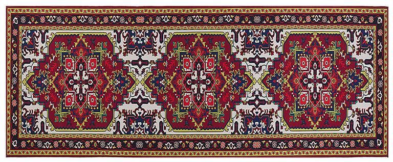 Beliani COLACHEL Loper Multicolor 80 x 200 cm Polyester - Foto 3