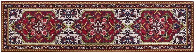 Beliani COLACHEL Loper Multicolor 80 x 300 cm Polyester - Foto 3