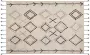 Beliani CORUM Laagpolig vloerkleed Beige 160 x 230 cm Katoen - Thumbnail 2