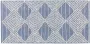 Beliani DATCA Laagpolig vloerkleed Blauw 80 x 150 cm Wol - Thumbnail 1