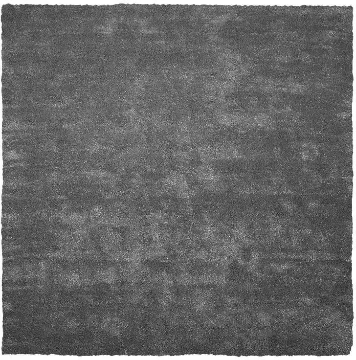 Beliani DEMRE Shaggy vloerkleed Donkergrijs 200 x 200 cm Polyester - Foto 3