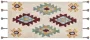 Beliani DUZCE Laagpolig vloerkleed Multicolor 80 x 150 cm Katoen - Thumbnail 1