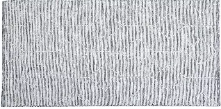 Beliani EDREMIT Vloerkleed grijs 80x150
