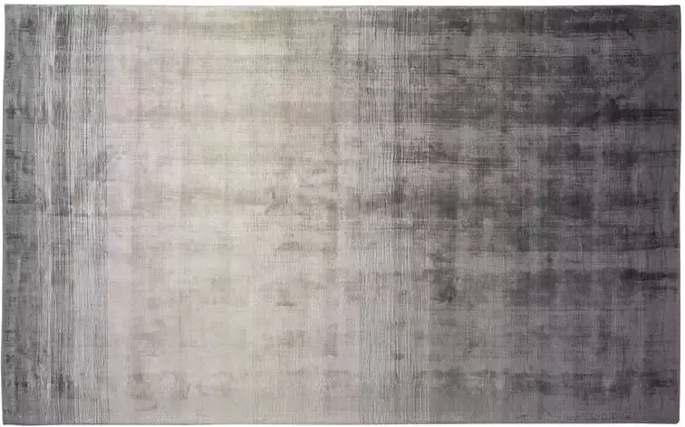Beliani ERCIS Laagpolig vloerkleed Grijs 140 x 200 cm Viscose - Foto 3