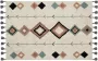 Beliani ESKISEHIR Laagpolig vloerkleed Multicolor 140 x 200 cm Katoen - Thumbnail 1