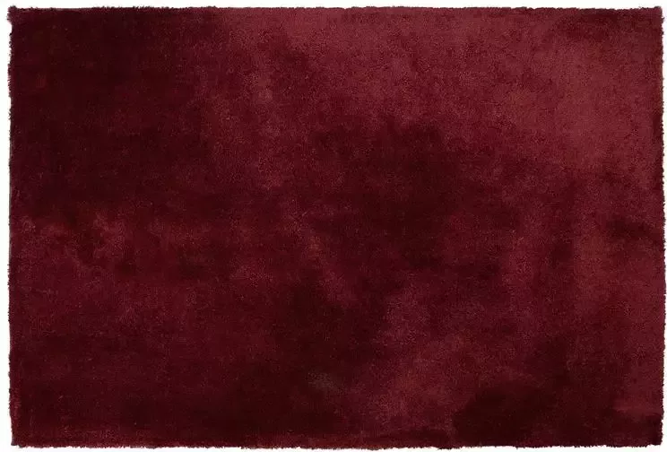 Beliani EVREN Shaggy vloerkleed Rood 200 x 300 cm Polyester