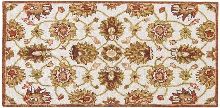 Beliani Vloerkleed vintage beige bruin 80 x 150 cm EZINE - Foto 3