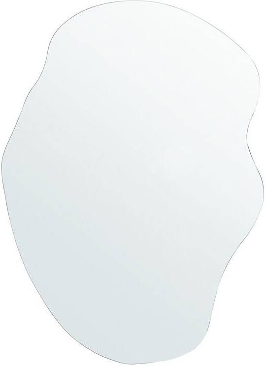 Beliani FALAISE Wandspiegel Zilver Glas