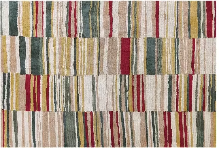 Beliani FATSA Laagpolig vloerkleed Multicolor 160 x 230 cm Polyester - Foto 3