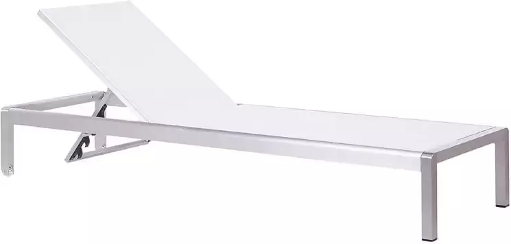 Beliani FOSSATO Strandstoel Wit Aluminium