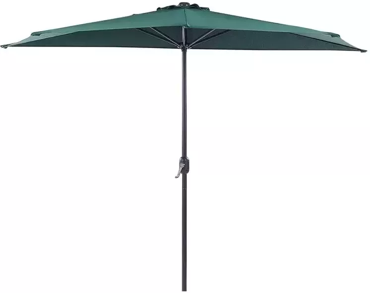 Beliani GALATI Halfronde parasol Groen 270 cm Polyester