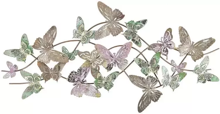 Beliani GALLIUM Wanddecoratie Multicolor IJzer