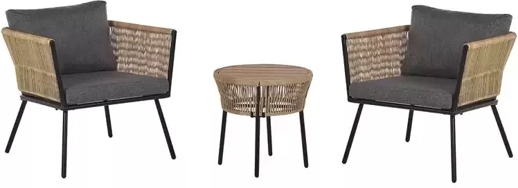 Beliani GARGANO Bistroset Bruin