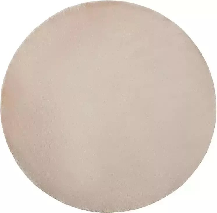 Beliani GESI II Laagpolig vloerkleed Beige Viscose