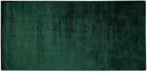 Beliani GESI II Laagpolig vloerkleed Groen 80 x 150 cm Viscose